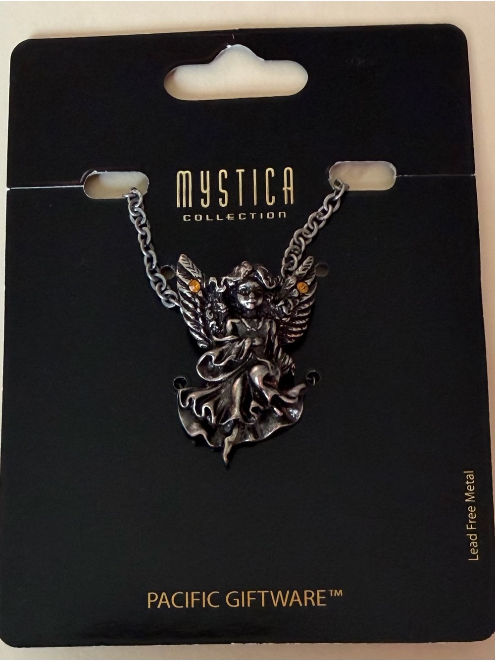 NWT Silver Angel Pendant Necklace